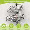 Corner Shower Caddy Tension Pole, Rustproof Stainless Steel Tension Rod Corner Shower Caddy for Shower Organizer,Adjustable Floor to Ceiling Stand Shower Shelves for Bathroom Bathtub