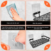 Shower Caddy - Adhesive Hanging Shower Shelf - Bathroom Organizers and Storage, No Drilling Stainless Shower Shelves for Home Decor, Bathroom Accessories